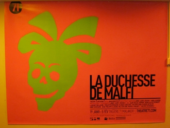 Theatre 71 - Malakoff - Duchesse Malfi - Affiche