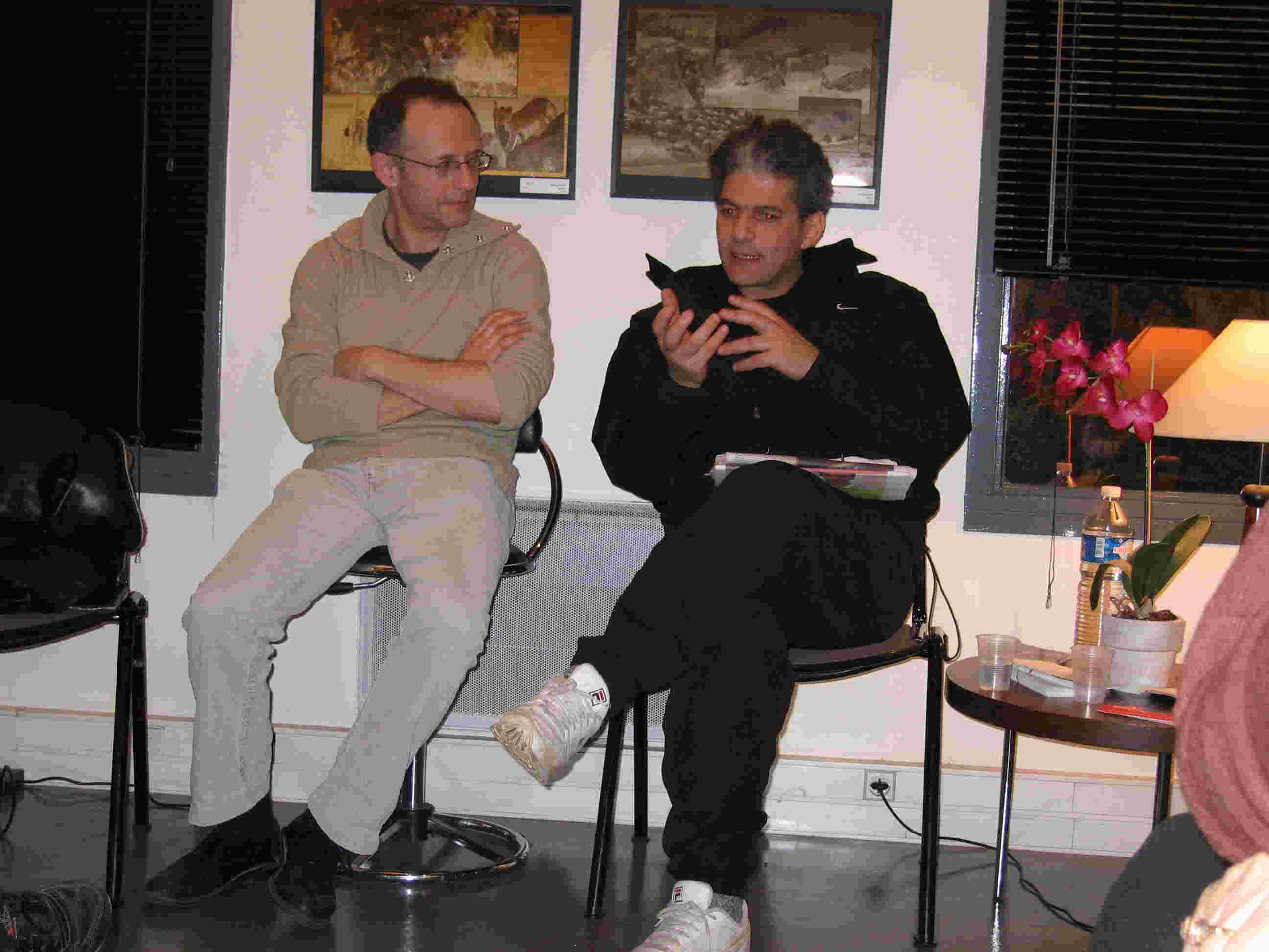 Paul Golub et Mohamed Kacimi à Antony