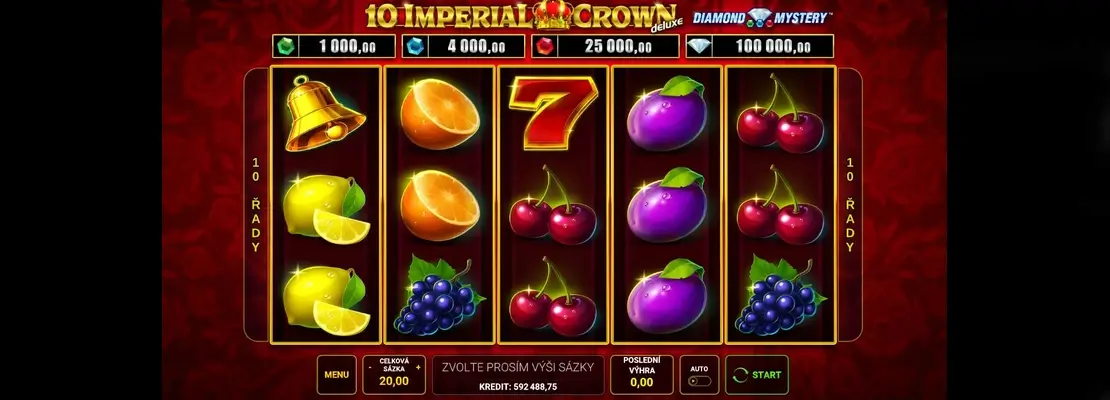 Zagraj w 10 Imperial Crown Deluxe za darmo w trybie demonstracyjnym