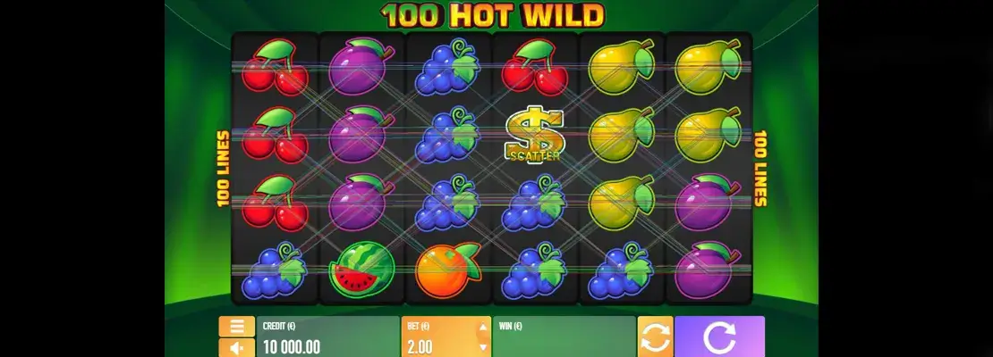 Spil 100 Hot Wild gratis i demotilstand