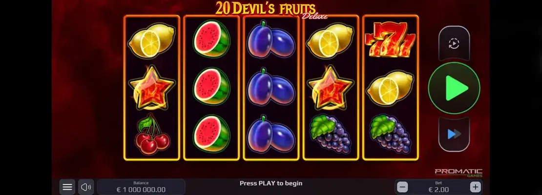 Játssz a 20 Devils Fruits Deluxe játékkal ingyen demó módban