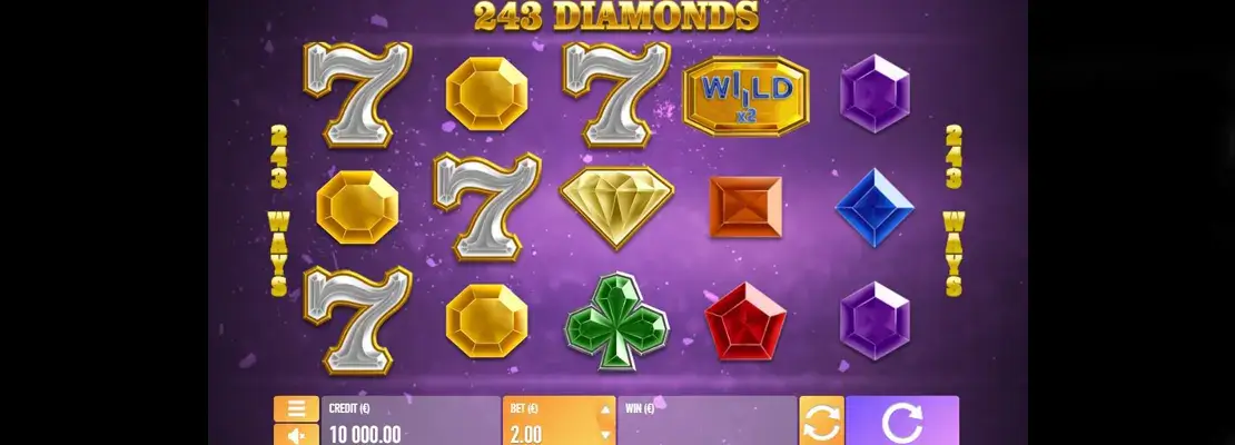 Demo modunda 243 Diamonds oyununu ücretsiz oynayın