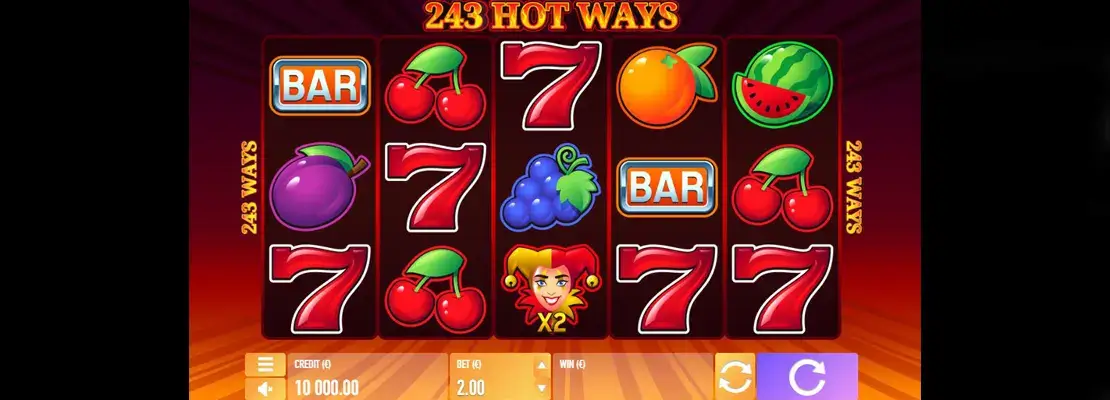 Spil 243 Hot Ways gratis i demotilstand