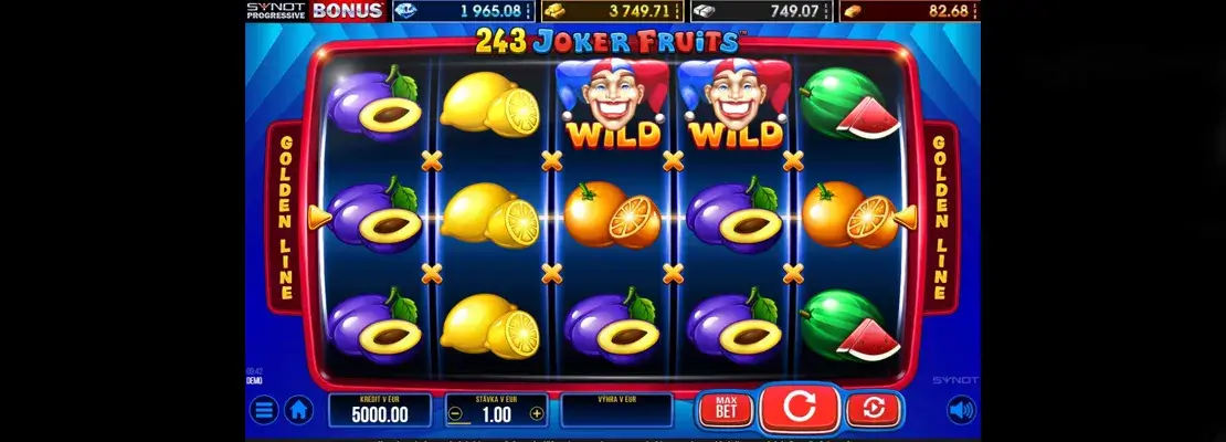 Spil 243 Joker Fruits gratis i demotilstand