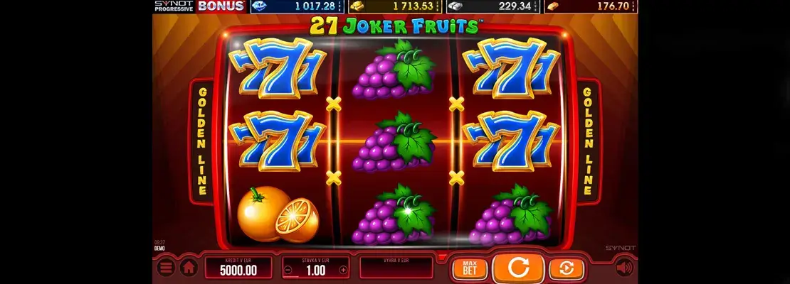 Spill 27 Joker Fruits gratis i demomodus