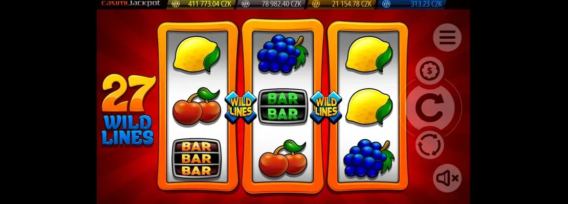 Mainkan 27 Wild Lines secara percuma dalam mod demo