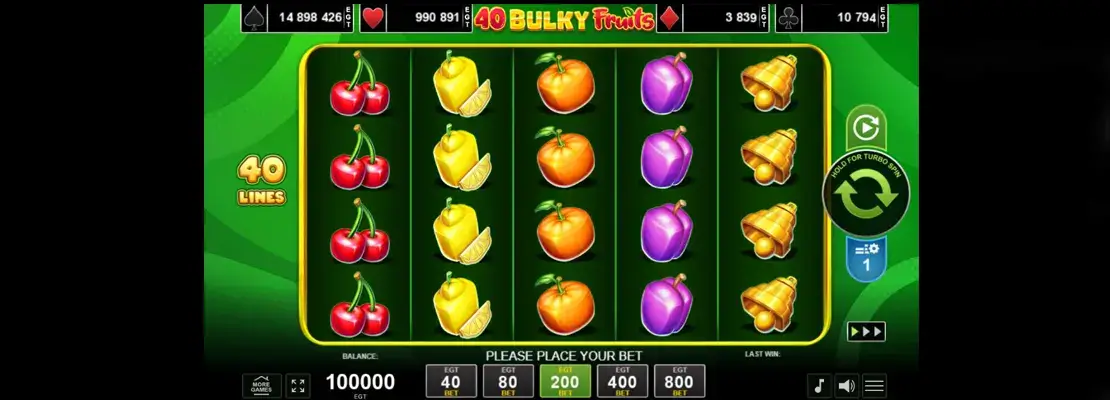 Zagraj w 40 Bulky Fruits za darmo w trybie demonstracyjnym