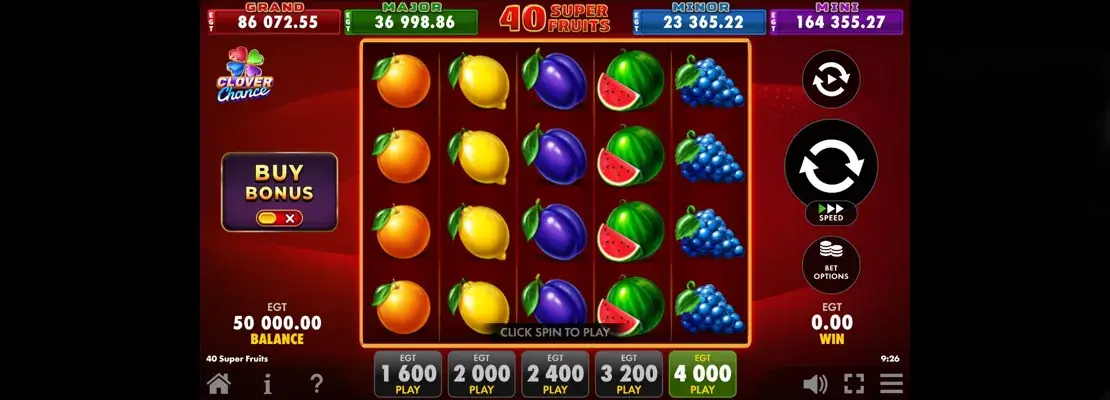 Demo modunda 40 Super Fruits Bell Link oyununu ücretsiz oynayın