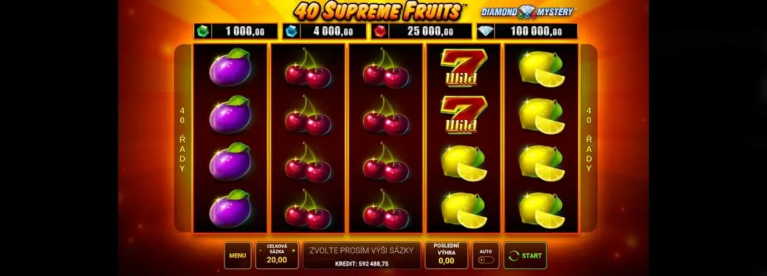 데모 모드에서 40 Supreme Fruits을 무료로 플레이하세요