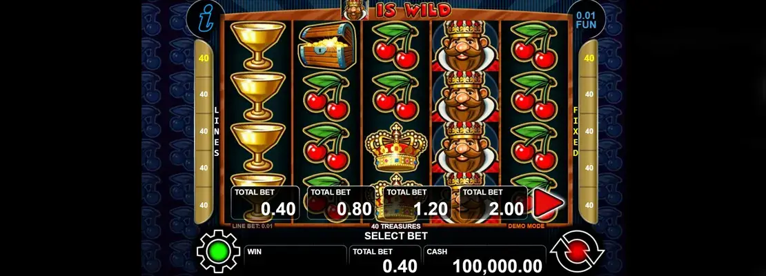 Gioca a 40 Treasures gratuitamente in modalità demo