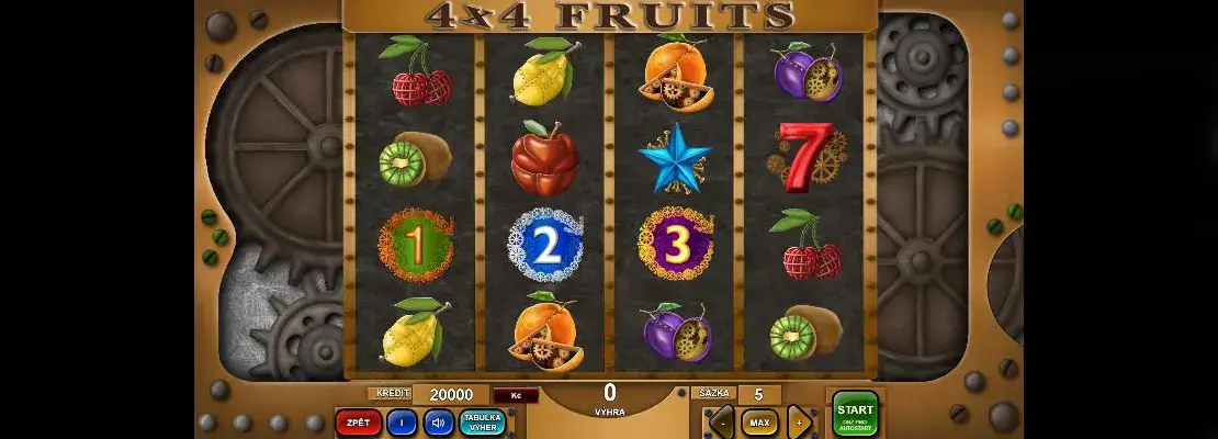 Gioca a 4x4 Fruits gratuitamente in modalità demo