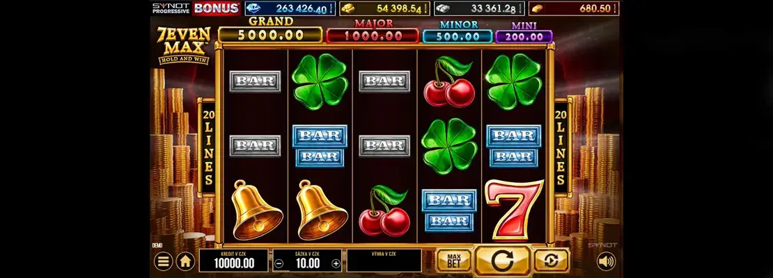 Play 7even Max for free in demo mode