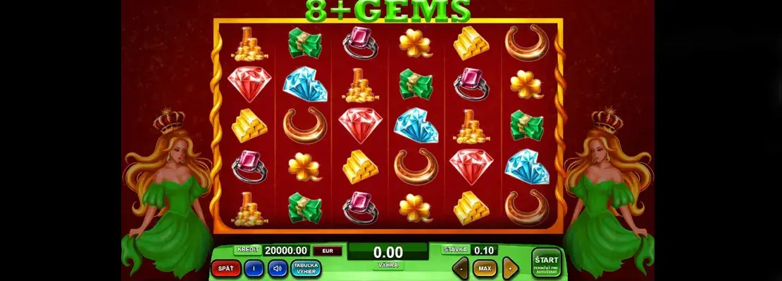 Demo modunda 8 Plus Gems oyununu ücretsiz oynayın