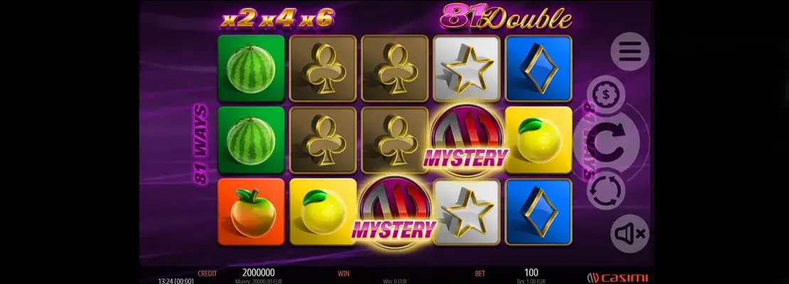 Mainkan 81 Double secara percuma dalam mod demo