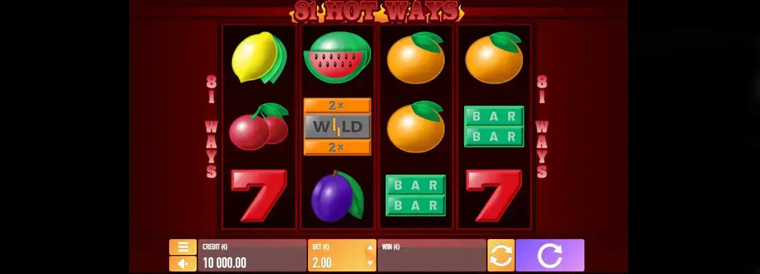 Spil 81 Hot Ways gratis i demotilstand