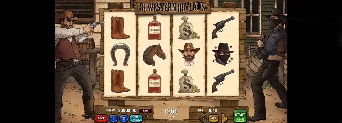 데모 모드에서 81 Western Outlaws을 무료로 플레이하세요