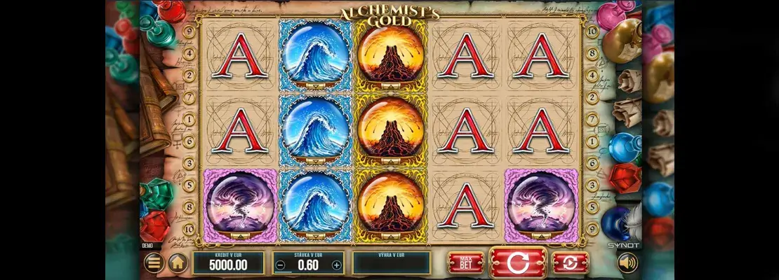 Spill Alchemists Gold gratis i demomodus