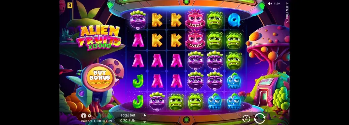 Spielen Sie Alien Fruits kostenlos im Demomodus