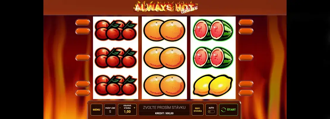 Demo modunda Always Hot Deluxe oyununu ücretsiz oynayın