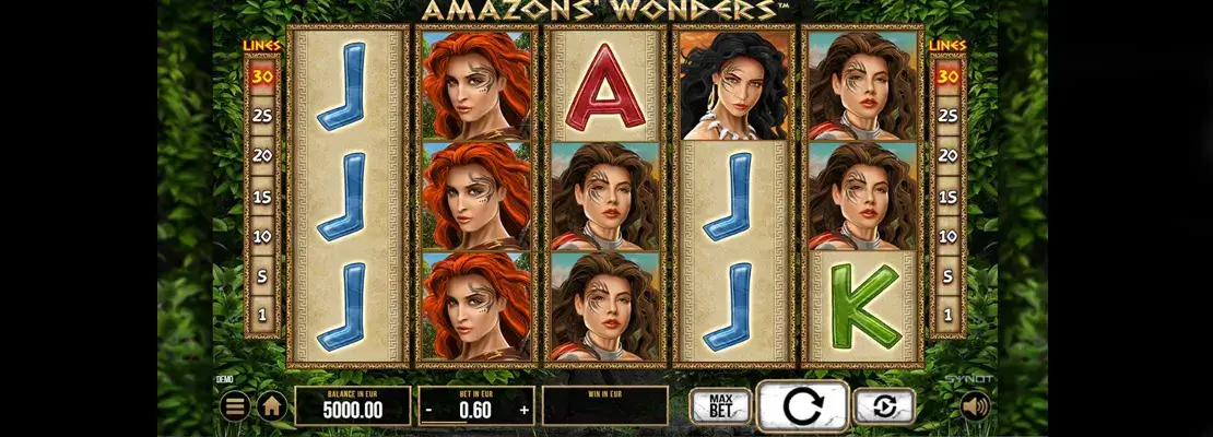 Demo modunda Amazons Wonders oyununu ücretsiz oynayın