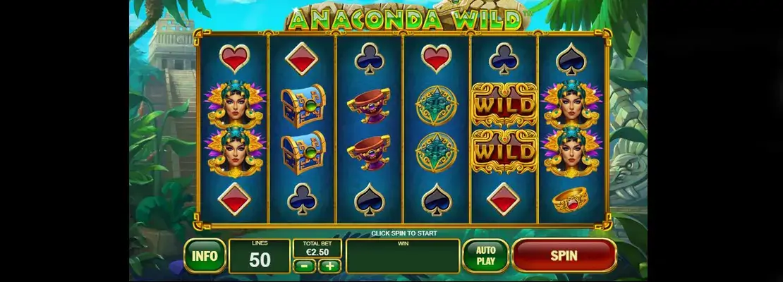Spil Anaconda Wild gratis i demotilstand