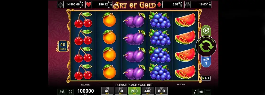 Играйте в Art Of Gold бесплатно в демо-режиме