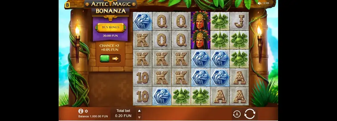 Spil Aztec Magic Bonanza gratis i demotilstand