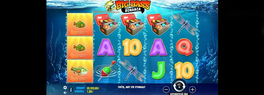 Speel Big Bass Bonanza gratis in de demomodus