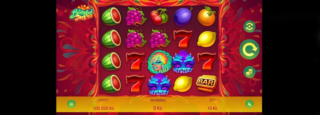 Spil Blissful Jack 40 gratis i demotilstand