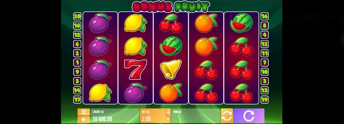 Demo modunda Bonus Fruit oyununu ücretsiz oynayın
