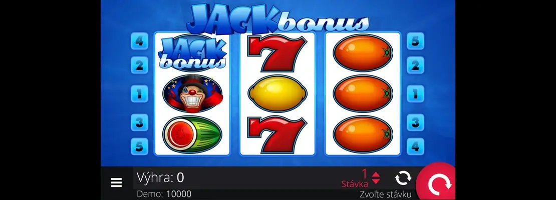 Spil Bonus Jack gratis i demotilstand