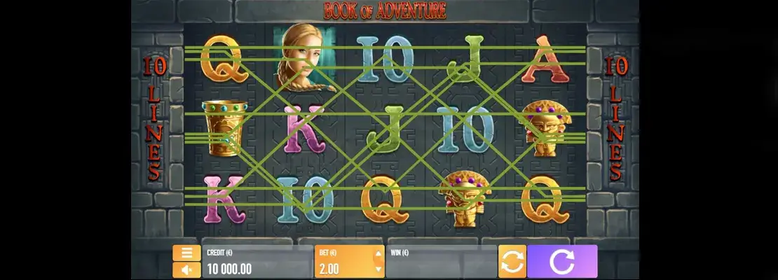 Играйте в Book Of Adventure бесплатно в демо-режиме