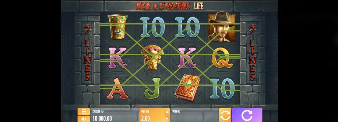 Demo modunda Book Of Adventure Life oyununu ücretsiz oynayın