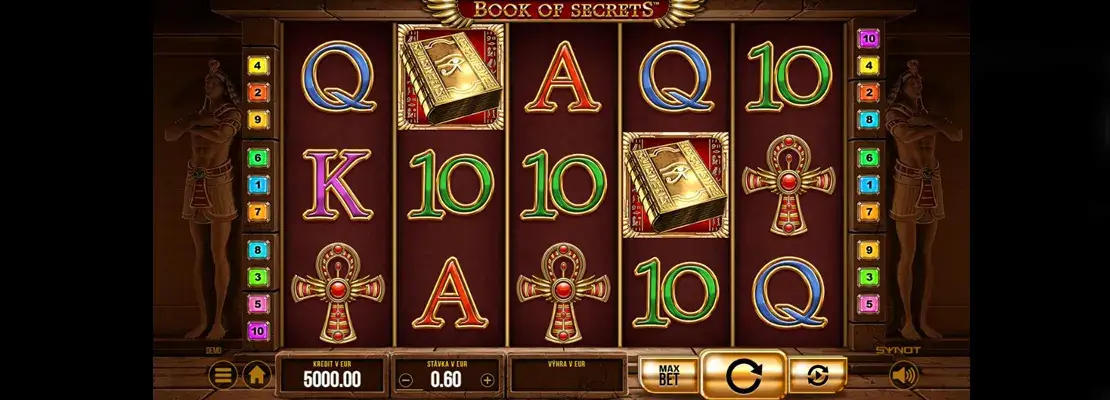 Spil Book Of Secrets gratis i demotilstand