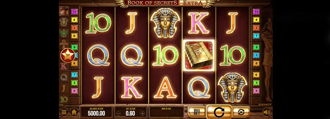 Demo modunda Book Of Secrets Extra oyununu ücretsiz oynayın