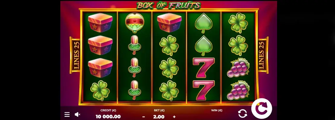 Spil Box Of Fruits gratis i demotilstand