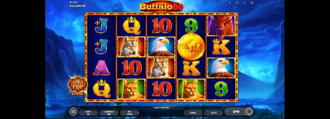 العب Buffalo 50 مجانًا في الوضع التجريبي