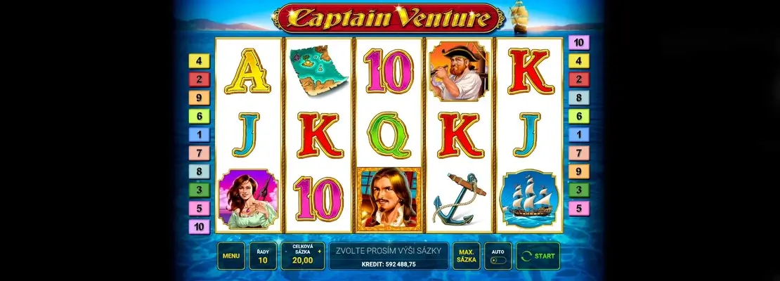 Spill Captain Venture gratis i demomodus