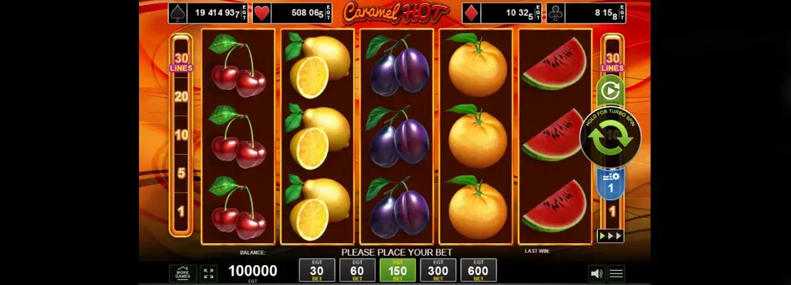 Demo modunda Caramel Hot oyununu ücretsiz oynayın