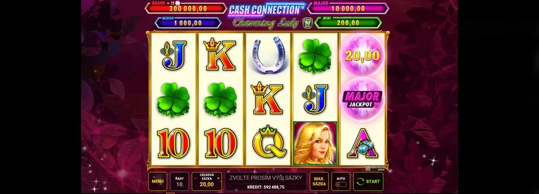 데모 모드에서 Cash Connection Charming Lady을 무료로 플레이하세요