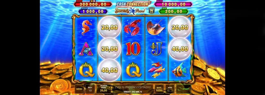 Demo modunda Cash Connection Dolphins Pearl oyununu ücretsiz oynayın