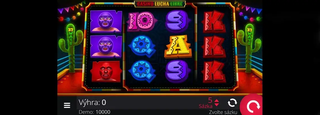 Játssz a Casino Lucha Libre játékkal ingyen demó módban