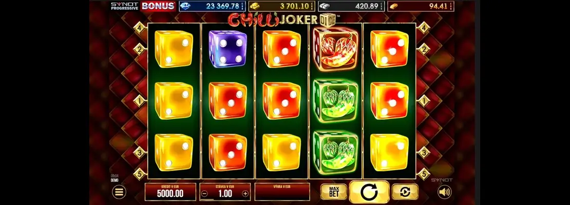 Gioca a Chilli Joker Dice gratuitamente in modalità demo