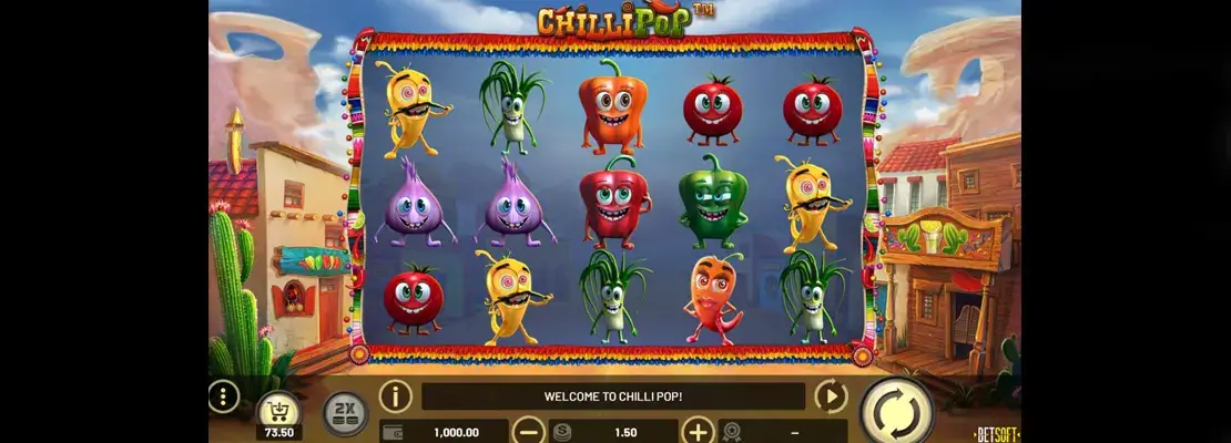 Speel Chilli Pop gratis in de demomodus
