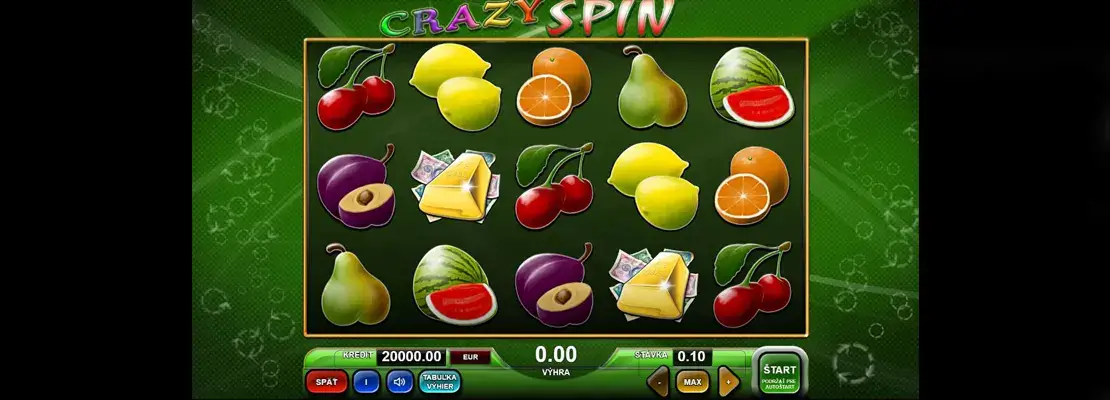 Gioca a Crazy Spin gratuitamente in modalità demo