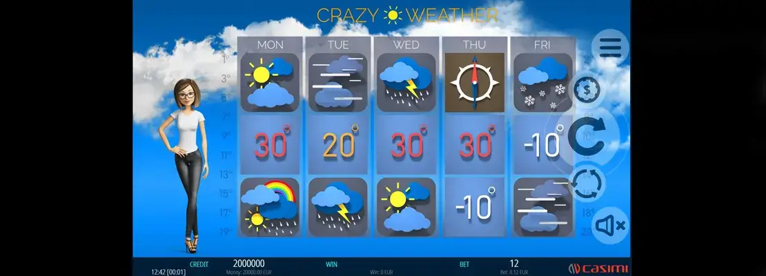 Játssz a Crazy Weather játékkal ingyen demó módban