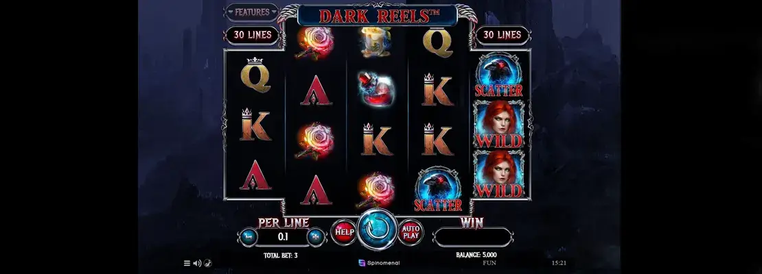 Mainkan Dark Reels secara percuma dalam mod demo
