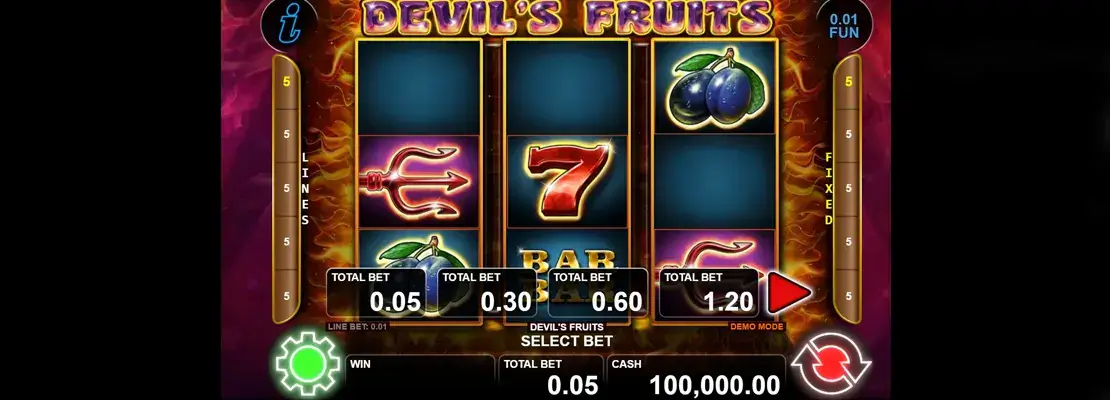 Zagraj w Devils Fruits za darmo w trybie demonstracyjnym