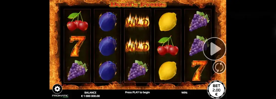 Spela Devils Fruits Promatic Games gratis i demoläge