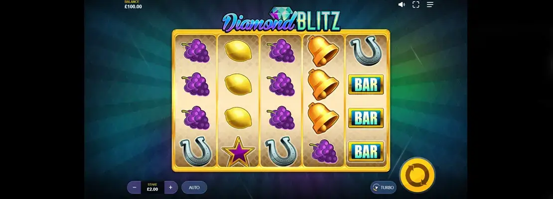 Játssz a Diamond Blitz játékkal ingyen demó módban